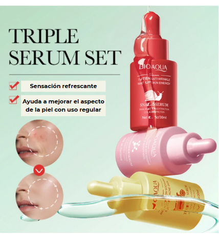 Kit 3 Serum Antiedad Hidratante