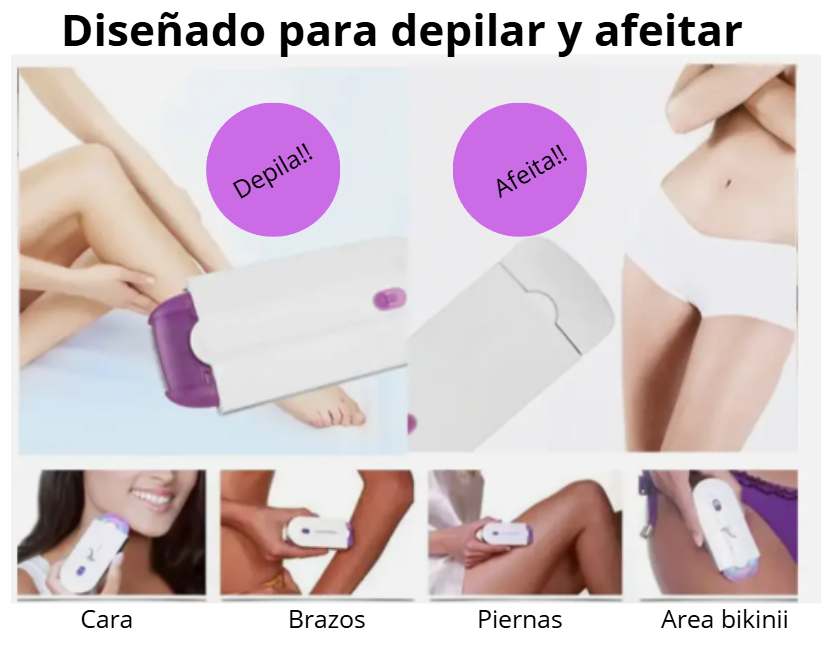 Depilador Laser multiusos con Tecnología Sensa-Light