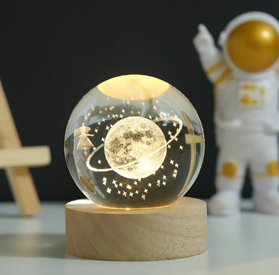 Lampara Luna 3d Flotante Universo Planet