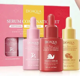 Kit 3 Sérums Hidratantes Premium