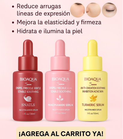 Kit 3 Sérums Hidratantes Premium