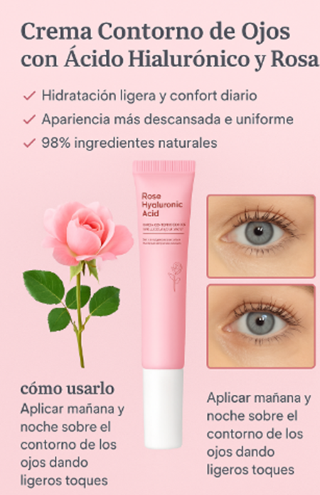 Crema contorno de ojos Con Ácido Hialurónico
