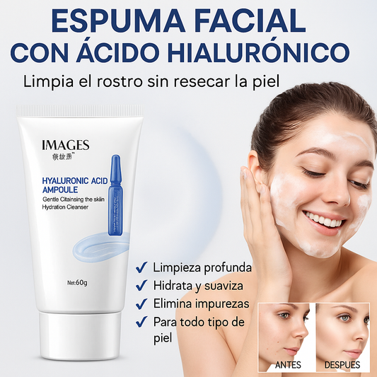 Espuma Facial con Ácido Hialurónico
