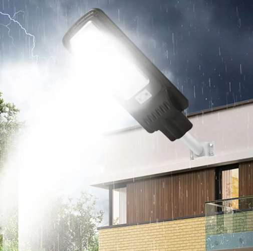 Lámpara Solar LED 200W con Sensor de Movimiento