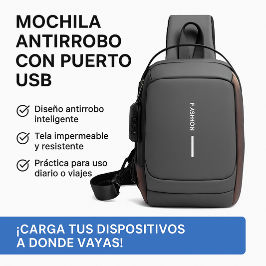 MOCHILA ANTIRROBO